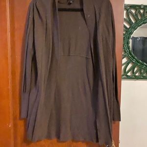Gray cardigan long sleeve size 10